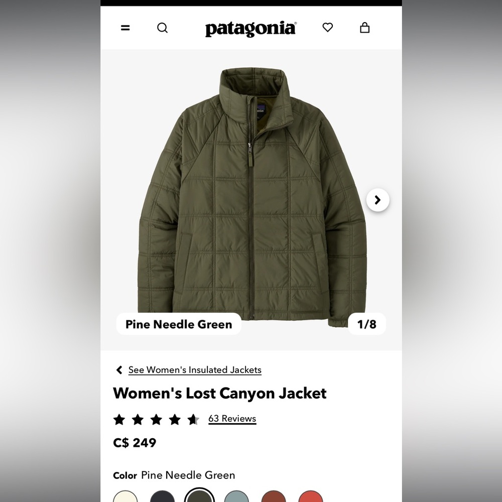 BNWT women’s Patagonia jacket
